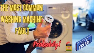 THE MOST COMMON WASHING MACHINE FAULT  PROBABLY amp YOU CAN FIX IT YOURSELF [upl. by Lyssa]