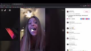 CLIX TEXTS TIKTOK GIRL ON INSTAGRAM [upl. by Kimmel]