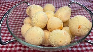 PÃO DE QUEIJO COM POLVILHO DOCE E AZEDO  NÃO MURCHA RECEITAS DE VÓ [upl. by Dde665]