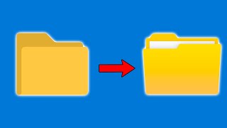 How To Change Folder Icon Add Custom Folder Picture on Windows 11 [upl. by Eissoj]