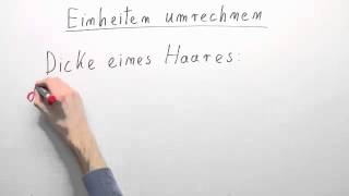 Umrechnen von Einheiten  Mathematik  Algebra und Arithmetik [upl. by Einnus]