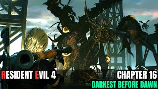 RE4 Chapter 16  Darkest Before Dawn 💢 How to Defeat Osmund Saddler  Boss Fight 😎 Easy Method [upl. by Zizaludba427]