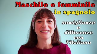 Maschile e femminile in spagnolo [upl. by Kassia]