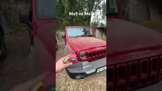 New Mahindra Thar Roxx 2024 🔥 MX3 vs MX5  1 Lakh bacha lo shorts mahindra thar tharroxx cars [upl. by Thacker]