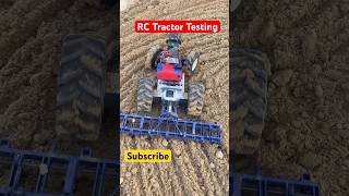 Swaraj remote control tractor model testing with cultivator shortvideo youtube [upl. by Munafo]