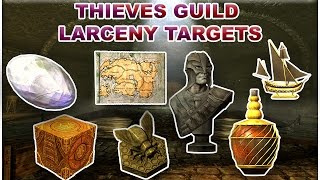 SKYRIM REMASTERD THIEVES GUILD LARCENY TARGETS [upl. by Isbella]