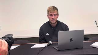 Louisville QB Tyler Shough after a loss to Stanford [upl. by Leahcin187]