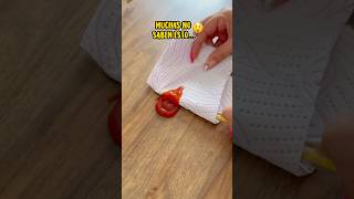 Recoger la salsa de una superficie nuca fue tan decir 😳 tips ideas lifehacks losabias [upl. by Annaear852]