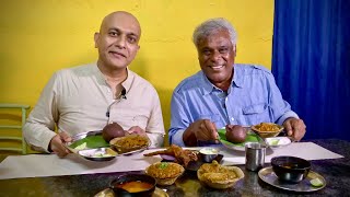 Meeting Famous Actor ASHISH VIDYARTHI Over Delicious Gowda Cuisine At GOWDARA MUDDE MANE Bengaluru [upl. by Volnay]