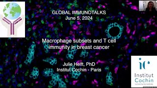 quotMacrophage subsets and T cell immunity in Breast Cancerquot by Dr Julie Helft [upl. by Averir223]