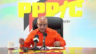 Press Conference by Peoples Progressive Party General Secretary Bharrat Jagdeo October 26th 2023 [upl. by Wendin951]