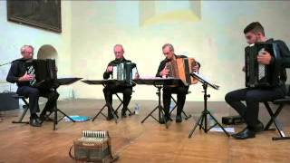 QUATUOR TOULOUSE ACCORDEON L hiver de Vivaldi 1er mouvement [upl. by Jari]