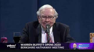 Warren Buffett Berkshire Hathaway Meeting 2020 [upl. by Etnomal]