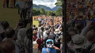 Kyoto Tachibana SHS Band surrounded by fans after the parade in Beppu [upl. by Bernj]