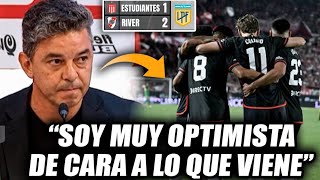 😱LA DURA CONFERENCIA DE PRENSA DE MARCELO GALLARDO TRAS LA VICTORIA DE RIVER ANTE ESTUDIANTES [upl. by Francoise622]