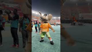 Dans les Coulisses de la CAN 2023 CI  Mascotte dance La Mascotte de la Can 2023 ️ [upl. by Hacissej]