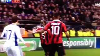 Mexès but étonnant incroyable retourné acrobatique Milan v Anderlecht [upl. by Silloc]