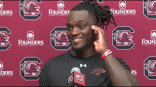 Football Dakereon Joyner News Conference 103123 [upl. by Oiramat]