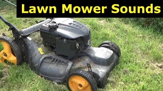 Lawn Mower  Sound Effect Collection [upl. by Yekcim]