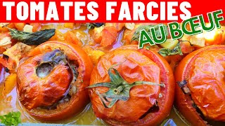 Tomates Farcies au four Recette à la viande de bœuf [upl. by Rafiq]