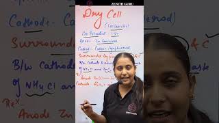 Dry Cell  Rapid Chemistry 037  Class 12  By Nikki maam viral zenithguru battery chemistry [upl. by Ferrell]