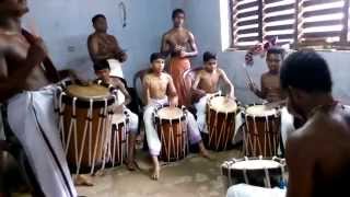 Chenda Panchari Melam Practice for arangettam [upl. by Beshore596]