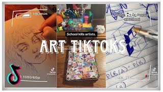 NEW ✨ art TikToks 🎨 to watch while your DRAWING ✍️😍 [upl. by Ylrebmyk468]