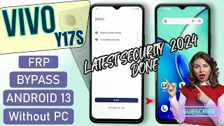 VIVO Y17S FRP Bypass Without PC  All Vivo FRP Bypass 2024 🔐📱 [upl. by Amund]