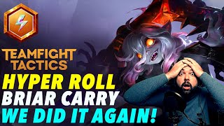 Hyper roll  Best comp and strategy BRIAR CARRY  Teamfight Tactics TFT Set 12 [upl. by Marita]