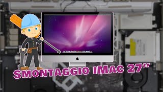 Come smontare un iMac 27quot 2009 [upl. by Ecirtak]