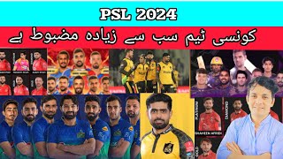 Pakistan Super League 2024All 6 Teams Retained Players List psl2024 [upl. by Harned]