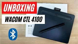 UNBOXING mesa digitalizadora sem fio WACOM  CTL 4100 [upl. by Avla215]