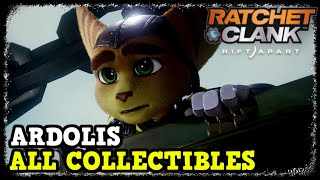 Ardolis All Collectibles in Ratchet amp Clank Rift Apart Gold Bolts Spybots Armor [upl. by Cleti]