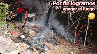 Por fin logramos apagar el fuego casi se quema la casa de las Quintanilla – Ediciones Mendoza [upl. by Volnak]