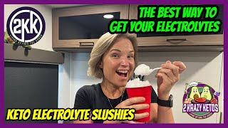 Refreshing Keto Electrolyte Slushies The Ultimate Hydration Boost [upl. by Kenward]