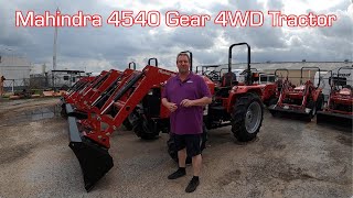 Mahindra 4540 Gear 4WD Tractor With Front End Loader [upl. by Rubin13]