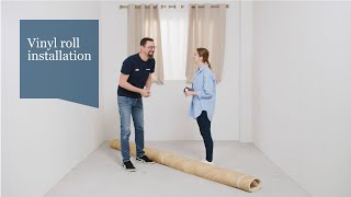 How to lay vinyl flooring in a bedroom Tarkett ICONIK [upl. by Klepac58]