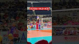 Alyssa Valdace volleyball youtubeshorts creamlinecoolsmashers [upl. by Wahs]