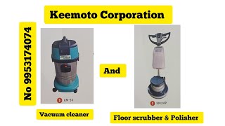 vacuum cleaner and floor scrubber n polisher machine [upl. by Petras]