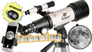 Unboxing the GSkyer Telescope with remote Photo Option [upl. by Nerb]