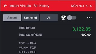 Sportybet Instant Virtual 100 Sure Cheats to Make 50k Everyday [upl. by Pasol]