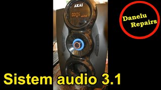 Reparație Sistem Audio Akai 31 SS028A [upl. by Earased232]