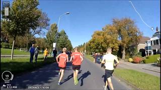 4 Mijl Groningen start en finish met GPS gegevens Full Race Video [upl. by Hawken]