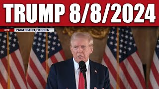 LIVE Trump News Conference 882024 Maralago [upl. by Ricketts464]