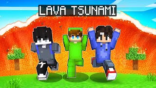 LAVA TSUNAMI in OMOCITY🌋🌋🌋 Minecraft Tagalog [upl. by Alocin]