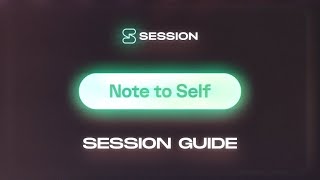 Session Guide — Note to Self [upl. by Sanbo]