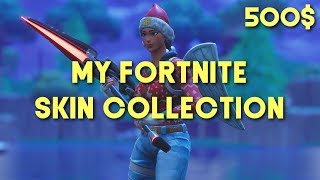 MY RARE FORTNITE SKIN COLLECTION [upl. by Ymled]