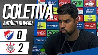 COLETIVA ANTÔNIO OLIVEIRA  AO VIVO  Nacional 0 x 2 Corinthians  SulAmericana 2024 [upl. by Eerrahs]