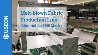 Meltblown Machine PP Meltblown Fabric Production Line  USEON [upl. by Oulman]