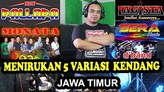 Menirukan Variasi 5 Tukang Kendang Jawa Timur [upl. by Aindrea]